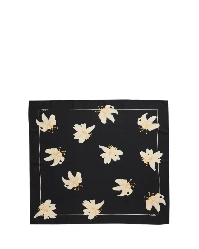 Apres L'Hiverlilium Silk Foulard Scarf