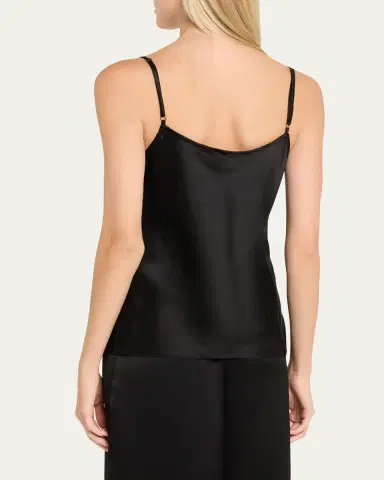 Rosie Assoulin Chicken ace Inset Satin Cami Top | Thumbnail 3
