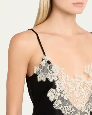 Rosie Assoulin Chicken ace Inset Satin Cami Top | Thumbnail 5
