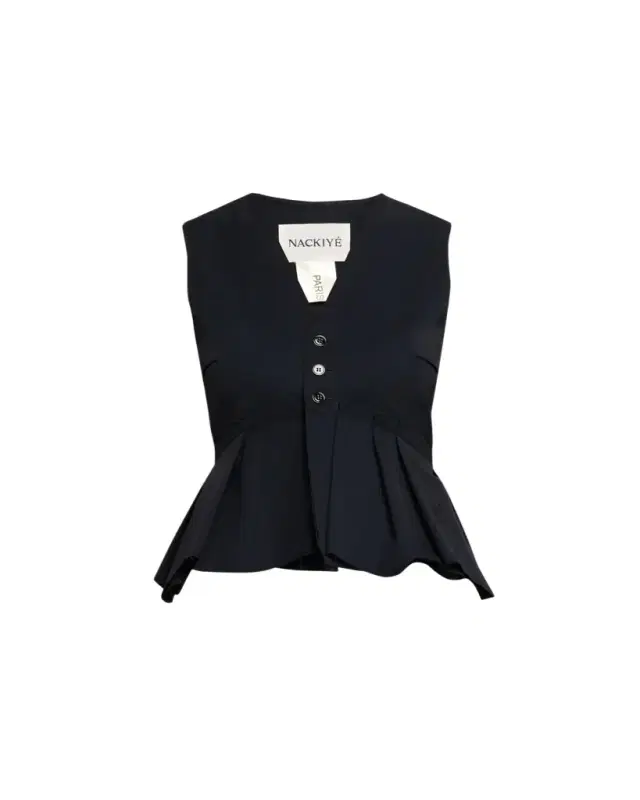 NACKIYE Bang Bang Peplum Vest