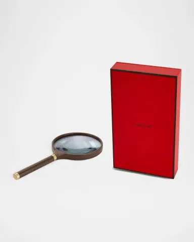 Assouline Archival Leather Magnifying Glass | Thumbnail 3 Assouline Archival Leather Magnifying Glass | Thumbnail 3