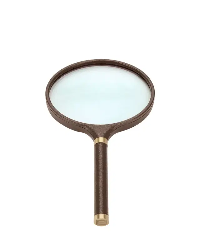 Archival Leather Magnifying Glass