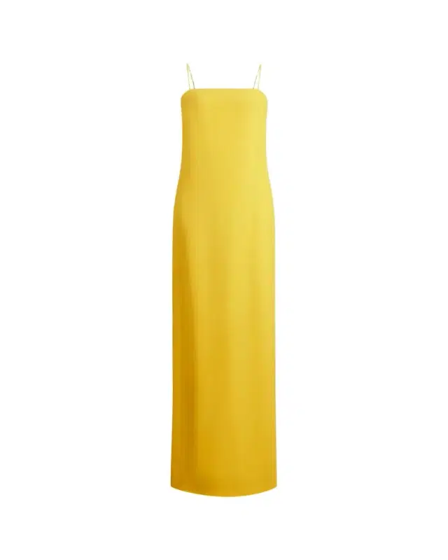Demetrius Silk Cady Evening Dress