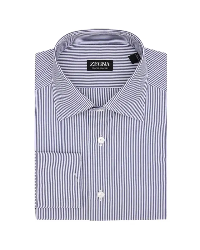 Men's Trofeo Comfort Cotton Pinstripe Dress Shirt Men's Trofeo Comfort Cotton Pinstripe Dress Shirt