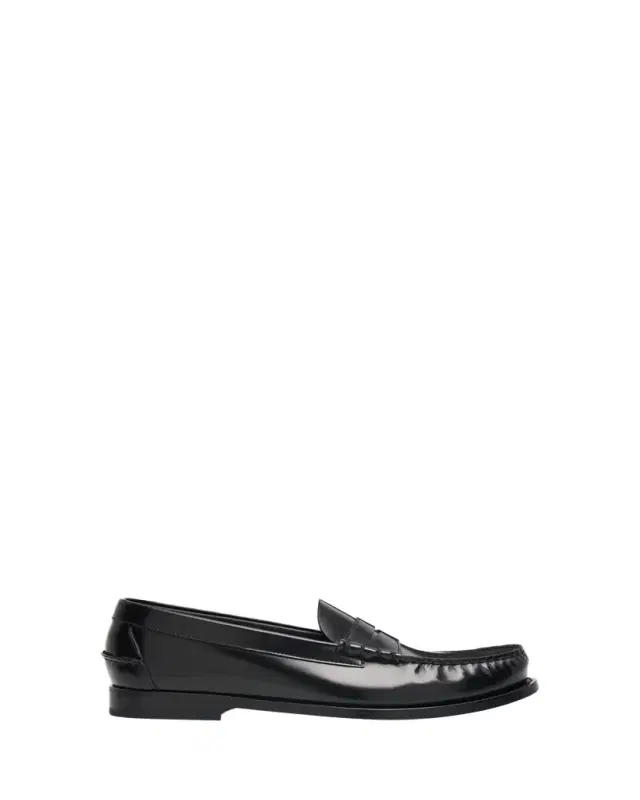Men's Rowley Polished Fume Leather Loafers