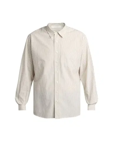 The Row Men's Granada Silk Poplin Stripe Button-Down Shirt | Thumbnail 1
