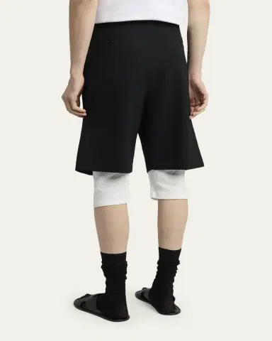 The Row Men's Sayed Pleated Wool Gabardine Shorts | Thumbnail 3 The Row Men's Sayed Pleated Wool Gabardine Shorts | Thumbnail 3