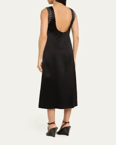 3.1 Phillip Lim Studded Satin Midi Dress | Thumbnail 3 3.1 Phillip Lim Studded Satin Midi Dress | Thumbnail 3
