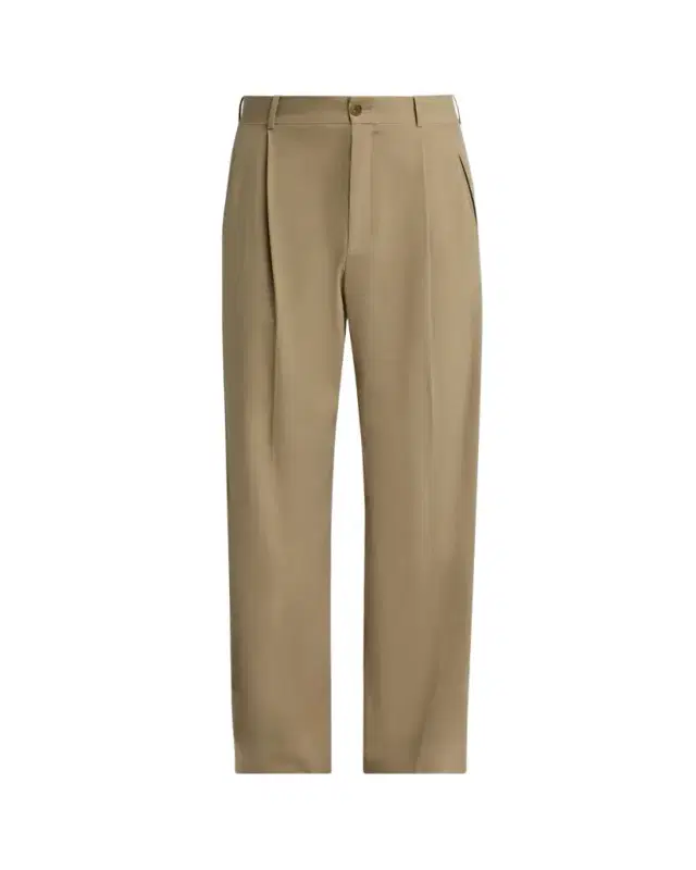 Men's Thom Pleated Wool-Silk Pants