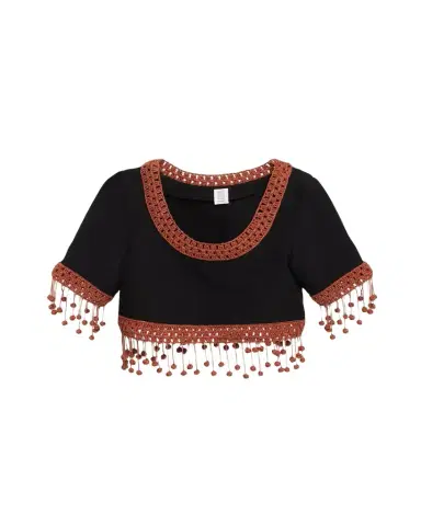Rosie Assoulin Return of the Mac(rame) Crop Top | Thumbnail 1 Rosie Assoulin Return of the Mac(rame) Crop Top | Thumbnail 1