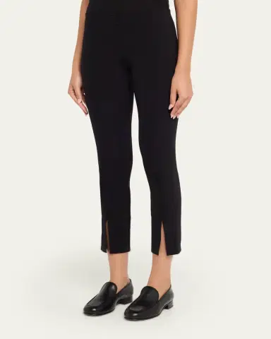 The Row Thilde Skinny-Leg Crop Split-Hem Pants | Thumbnail 4 The Row Thilde Skinny-Leg Crop Split-Hem Pants | Thumbnail 4