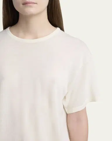 The Row Nonas Crewneck Cashmere Knit Top | Thumbnail 5