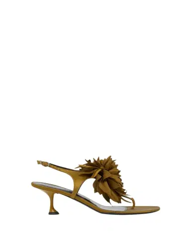 Proenza Schouler Tee Satin Flower Thong Sandals | Thumbnail 1 Proenza Schouler Tee Satin Flower Thong Sandals | Thumbnail 1