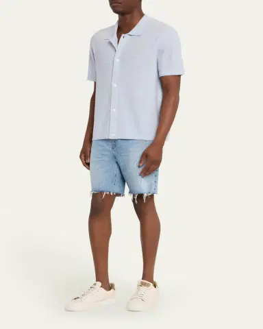Frame Men's Baggy Jean Cutoff Shorts | Thumbnail 2
