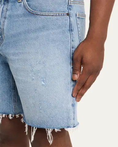 Frame Men's Baggy Jean Cutoff Shorts | Thumbnail 5