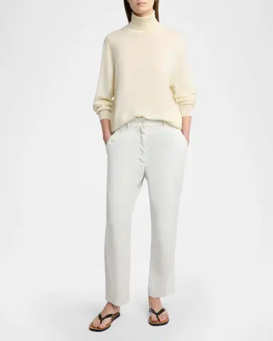 The Row Nabari Cashmere Long-Sleeve Turtleneck Sweater | Thumbnail 6 The Row Nabari Cashmere Long-Sleeve Turtleneck Sweater | Thumbnail 6