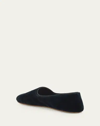 The Row Ponti Velvet Slippers | Thumbnail 4
