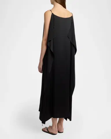 THE ROW Kylo Draped Silk Maxi Dress | Thumbnail 7