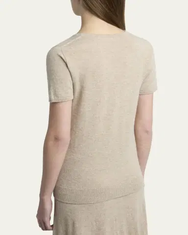 The Row Nova Scoop-Neck Cashmere Top | Thumbnail 3 The Row Nova Scoop-Neck Cashmere Top | Thumbnail 3