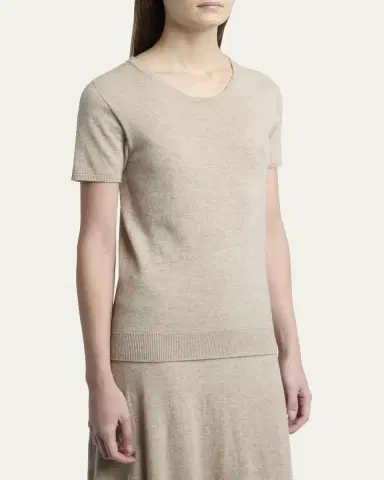 The Row Nova Scoop-Neck Cashmere Top | Thumbnail 4 The Row Nova Scoop-Neck Cashmere Top | Thumbnail 4