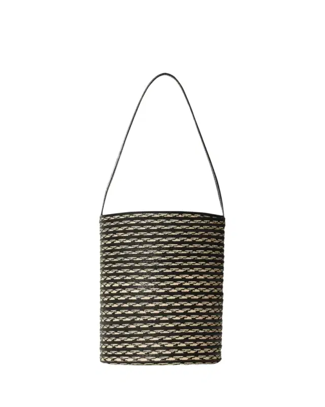 THE ROW Beau Mini Striped North-South Shoulder Bag