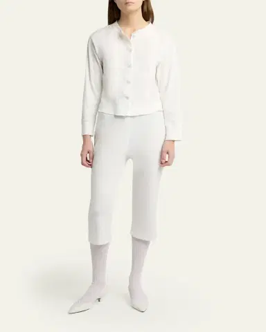 THE ROW Coleta Cashmere Knit Capri Pants | Thumbnail 2 THE ROW Coleta Cashmere Knit Capri Pants | Thumbnail 2