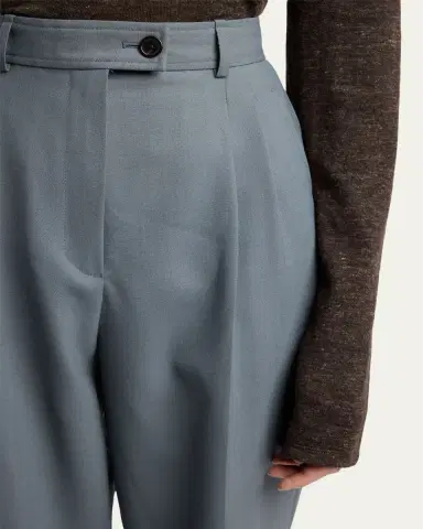 The Row Ragnar Tapered Wool Suiting Pants | Thumbnail 5 The Row Ragnar Tapered Wool Suiting Pants | Thumbnail 5