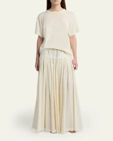 The Row Berenice Cotton Gauze Wide-Leg Skirt Pants | Thumbnail 2 The Row Berenice Cotton Gauze Wide-Leg Skirt Pants | Thumbnail 2