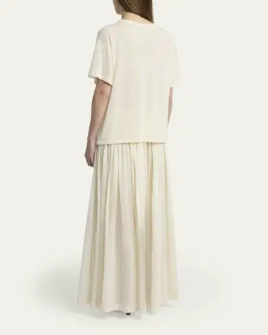 The Row Berenice Cotton Gauze Wide-Leg Skirt Pants | Thumbnail 3 The Row Berenice Cotton Gauze Wide-Leg Skirt Pants | Thumbnail 3