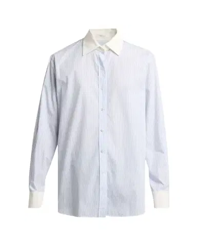 The Row Hilbert Striped Button-Down Tunic Shirt | Thumbnail 1 The Row Hilbert Striped Button-Down Tunic Shirt | Thumbnail 1