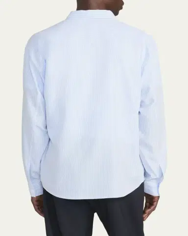 Frame Men's Relaxed-Fit Stripe Button-Down Shirt | Thumbnail 2 Frame Men's Relaxed-Fit Stripe Button-Down Shirt | Thumbnail 2