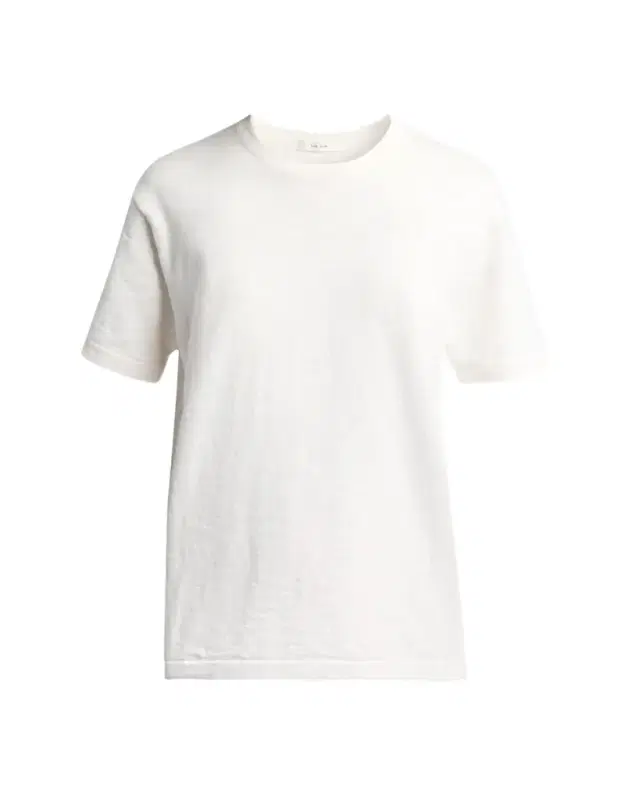 Narlan Short-Sleeve Cotton-Linen T-Shirt