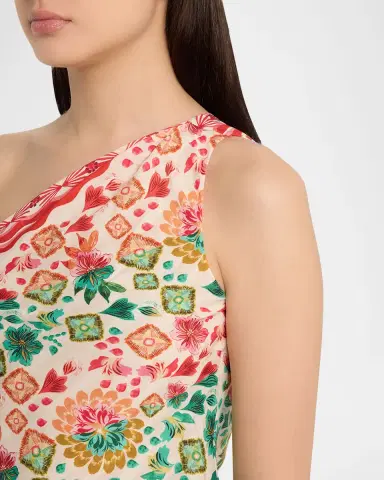 Saloni Madeline Printed One-Shoulder Top | Thumbnail 9 Saloni Madeline Printed One-Shoulder Top | Thumbnail 9