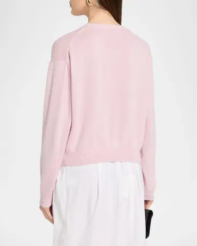 MARIA MCMANUS Tiny Button Cashmere Crewneck Cardigan | Thumbnail 7 MARIA MCMANUS Tiny Button Cashmere Crewneck Cardigan | Thumbnail 7
