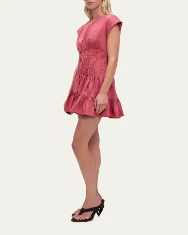 Aje Ecliptica Tiered Mini Dress | Thumbnail 4 Aje Ecliptica Tiered Mini Dress | Thumbnail 4