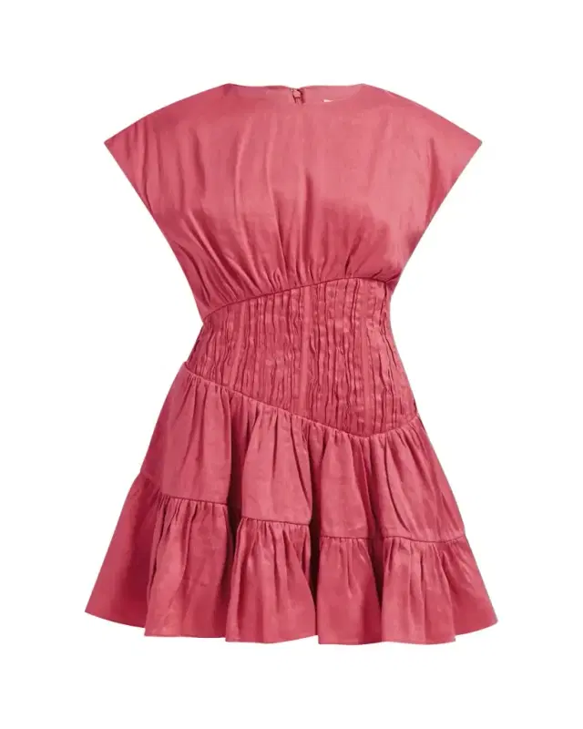 Aje Ecliptica Tiered Mini Dress
