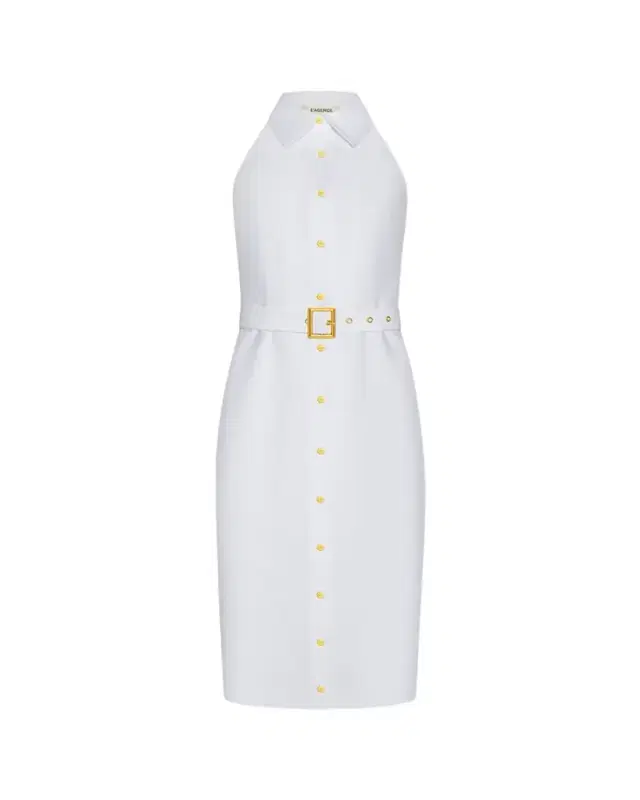 L'AGENCE Lisette Sleeveless Buttoned Shirtdress