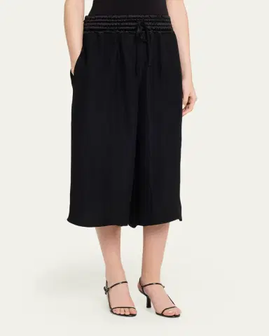 MARIA MCMANUS Drawstring Wide-Leg Basketball Culotte Pants | Thumbnail 4 MARIA MCMANUS Drawstring Wide-Leg Basketball Culotte Pants | Thumbnail 4