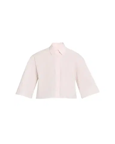 Maria McManus Short-Sleeve Cropped Button-Down Shirt | Thumbnail 1
