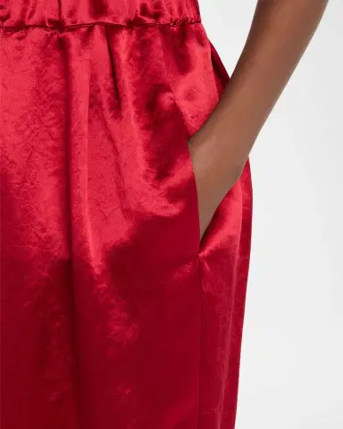 MARIA MCMANUS Sateen Midi Tulip Skirt | Thumbnail 9