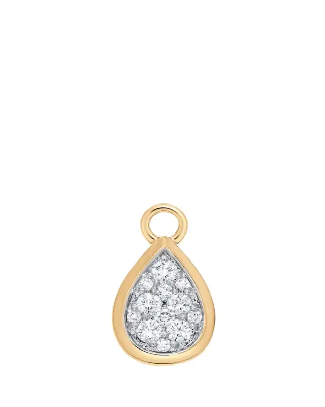 Sara Weinstock 18K Gold & Diamond Pear Charm