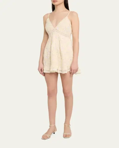 LoveShackFancy Alonna Floral Mini Dress | Thumbnail 4 LoveShackFancy Alonna Floral Mini Dress | Thumbnail 4