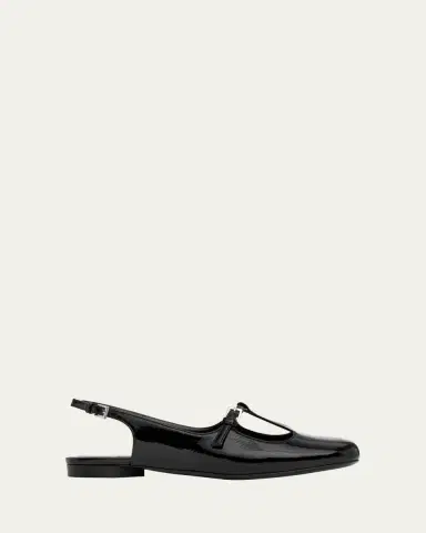 PIERRE HARDY Mia Patent Leather Mary Jane Slingback Flats | Thumbnail 4 PIERRE HARDY Mia Patent Leather Mary Jane Slingback Flats | Thumbnail 4