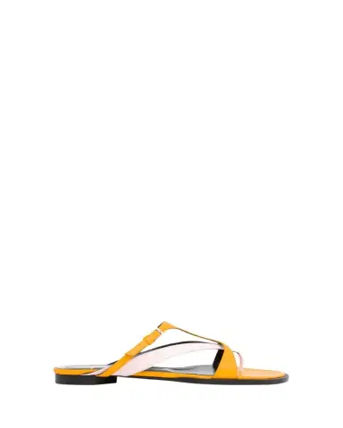PIERRE HARDY Brasilia Bicolor Leather Thong Sandals | Thumbnail 1