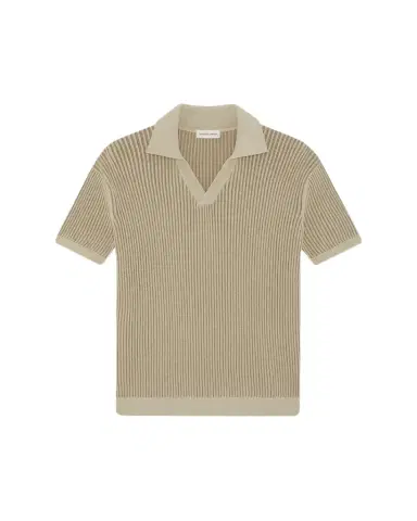Frescobol Carioca Rino CottonCashmere Rib-Knit Polo Sweater | Thumbnail 1 Frescobol Carioca Rino CottonCashmere Rib-Knit Polo Sweater | Thumbnail 1