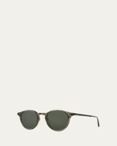 Garrett Leight Men's Marmont II Acetate Round Sunglasses | Thumbnail 2 Garrett Leight Men's Marmont II Acetate Round Sunglasses | Thumbnail 2