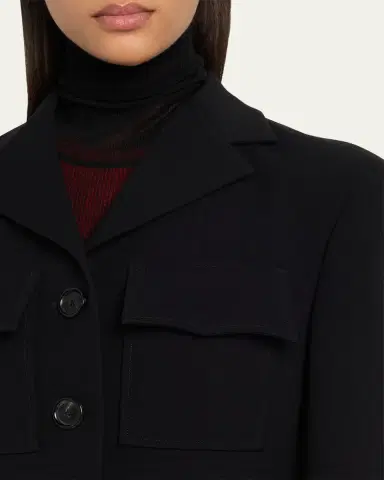 Ashlyn Elizabeth Flap-Pocket Buttoned Jacket | Thumbnail 5 Ashlyn Elizabeth Flap-Pocket Buttoned Jacket | Thumbnail 5