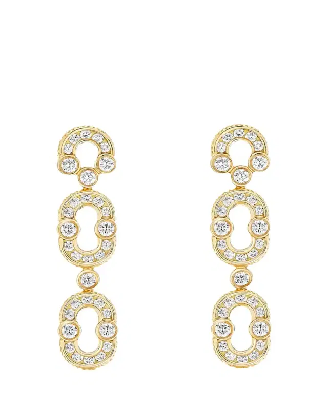 Viltier Magnetic Duo 18K Yellow Gold & 2.37 TCW Diamond Drop Earrings