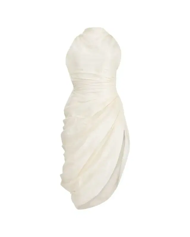 Dora Draped Sleeveless Midi Dress