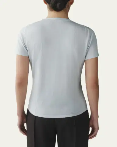 Attersee Cashmere and Silk Short-Sleeve Tee | Thumbnail 3 Attersee Cashmere and Silk Short-Sleeve Tee | Thumbnail 3
